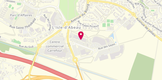 Plan de Optical Center, 26 Rue des Sayes, 38080 L'Isle-d'Abeau