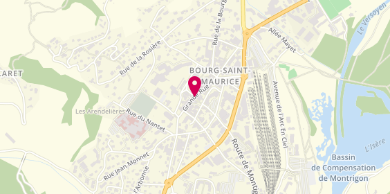 Plan de Opticien Bourg-Saint-Maurice - Grand'Rue - Krys, 145 Grande Rue, 73700 Bourg-Saint-Maurice