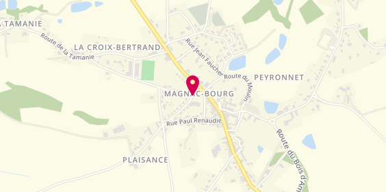 Plan de Optique Dauriac, Place Doct Donnet, 87380 Magnac-Bourg