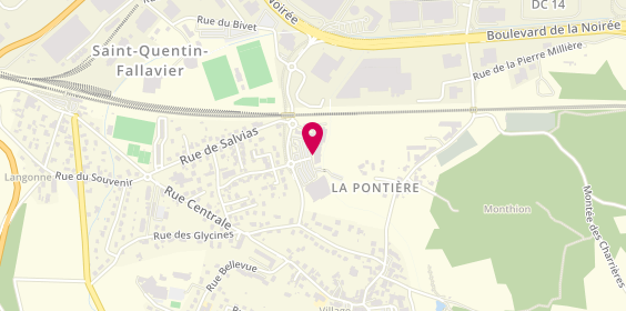 Plan de Le Coq O Lunettes, Centre Commercial Les Muguets
Rue des Muguets, 38070 Saint-Quentin-Fallavier