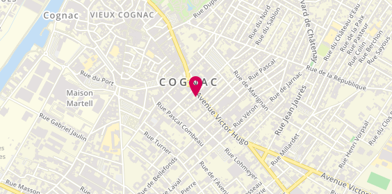 Plan de Opticien Cognac - Victor Hugo - Krys, 8 avenue Victor Hugo, 16100 Cognac
