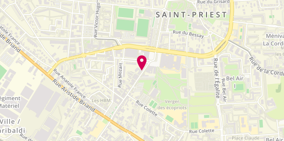 Plan de Optique Flamand, 54 Rue Henri Maréchal, 69800 Saint-Priest