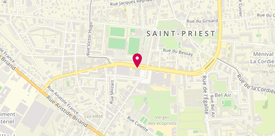 Plan de CFPL Optique, 5 Boulevard Edouard Herriot, 69800 Saint-Priest