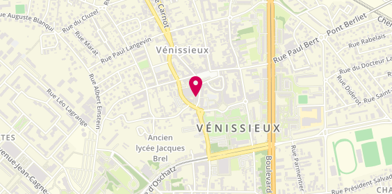Plan de Le Collectif des Lunetiers, 16 Rue Gambetta, 69200 Vénissieux