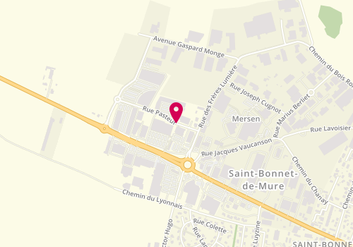 Plan de Optical Discount, 9 Rue Pasteur, 69720 Saint-Bonnet-de-Mure