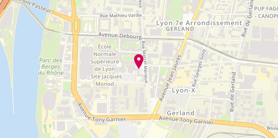 Plan de L'Opticien, 12 place des Pavillons, 69007 Lyon