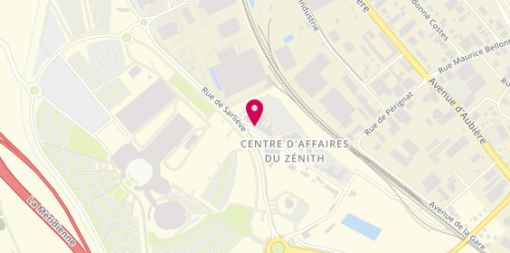 Plan de Oveo Zénith, 44 Rue de Sarliève, 63800 Cournon-d'Auvergne
