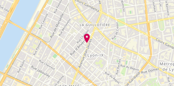 Plan de Générale d'Optique LYON 7eme, 42 avenue Jean Jaurès, 69007 Lyon