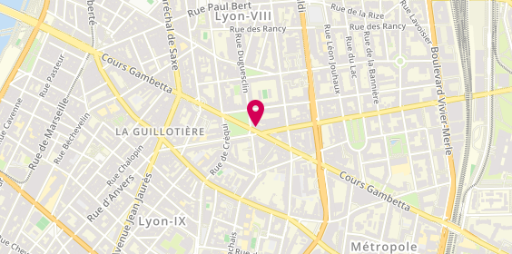 Plan de Mon Lunetier, 59 Cr Gambetta, 69003 Lyon