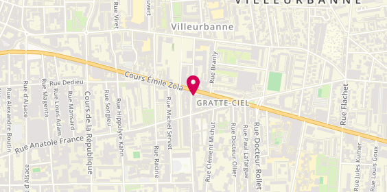 Plan de Générale d'Optique, 3 Rue Paul Verlaine, 69100 Villeurbanne