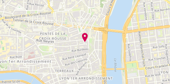Plan de Les Lunettes de Sophie Clément, 61 Rue des Tables Claudiennes, 69001 Lyon
