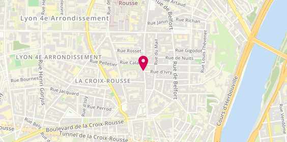 Plan de Cartalat Opticiens, 19 grande Rue de la Croix-Rousse, 69004 Lyon