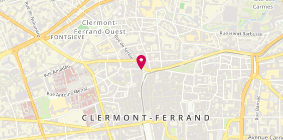 Plan de Optic par Prévifrance CLERMONT-FERRAND, 16 place Gilbert Gaillard, 63038 Clermont-Ferrand