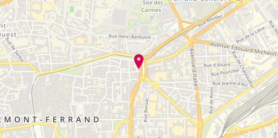 Plan de Grandoptical, 5 place Delille, 63000 Clermont-Ferrand