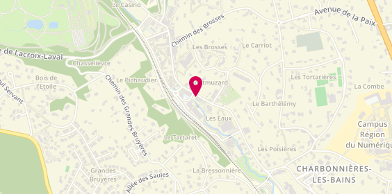 Plan de Créa Optic, 8 avenue Lamartine, 69260 Charbonnières-les-Bains