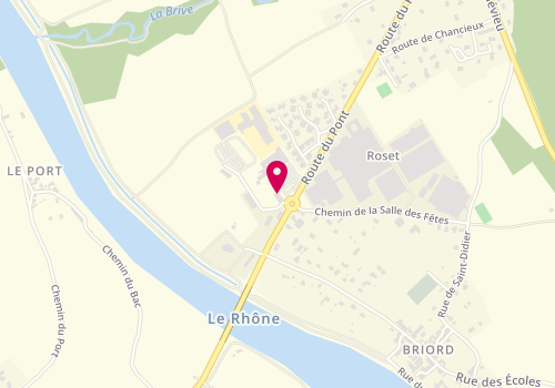 Plan de Karine Optique, 348 Route Pont, 01470 Briord