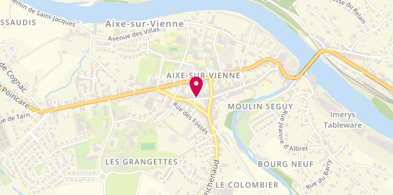 Plan de Aixe Optique, 20 place Aymard Fayard, 87700 Aixe-sur-Vienne