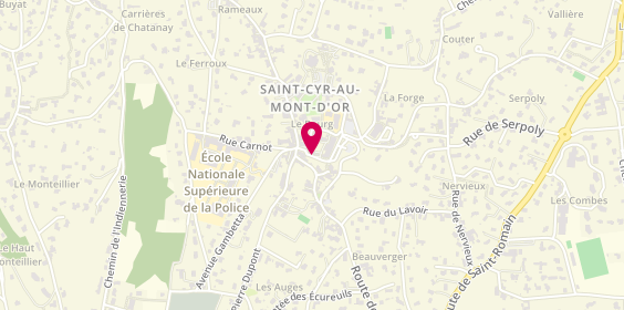 Plan de La Lunetterie de Saint Cyr, 8 avenue Victor Hugo, 69450 Saint-Cyr-au-Mont-d'Or