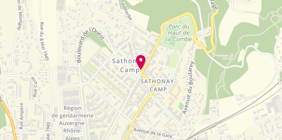 Plan de Optic Sathonay, 20 avenue Félix Faure, 69580 Sathonay-Camp