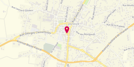 Plan de Opticien Lezoux - rue Mal Leclerc - le Collectif des Lunetiers, 19 Rue du Marechal Leclerc, 63190 Lezoux