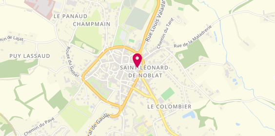 Plan de Ecouter Voir - Audition St Leonard, 17 Avenue Champ de Mars, 87400 Saint-Léonard-de-Noblat