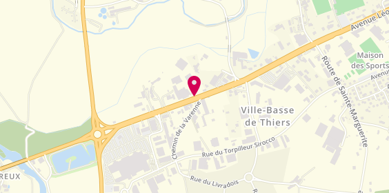 Plan de Optical Center, 41 avenue du Général de Gaulle, 63300 Thiers