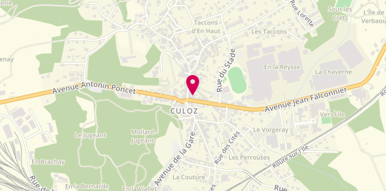 Plan de Optique du Colombier, place Louis Mathieu, 01350 Culoz-Béon