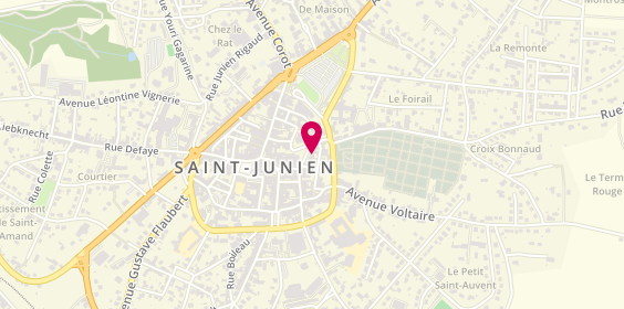 Plan de Visioptic, 14 place Lénine, 87200 Saint-Junien
