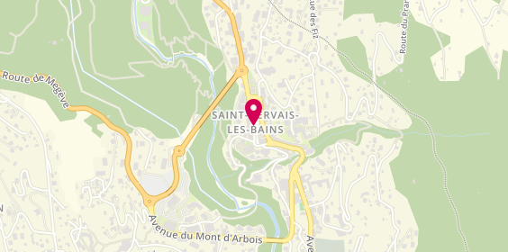 Plan de Optique Saint Gervais, 51 avenue du Mont Paccard, 74170 Saint-Gervais-les-Bains