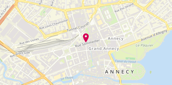 Plan de Blandine Opticien, 15 Rue Sommeiller, 74000 Annecy