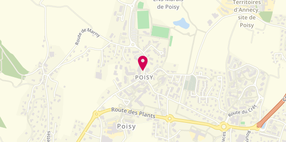 Plan de L'Opticien de Poisy, 31 Place Eglise, 74330 Poisy