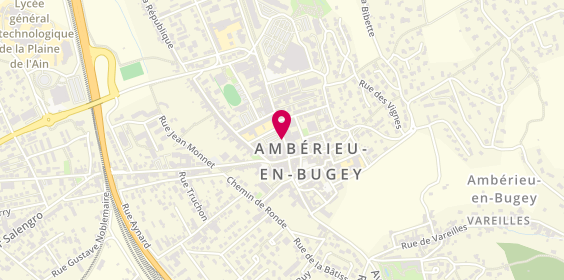 Plan de Ecouter Voir Audition Mutualiste, 1 place du Champ de Mars, 01500 Ambérieu-en-Bugey