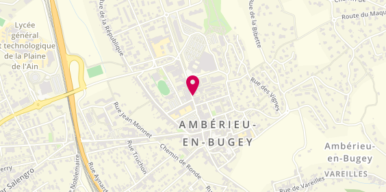 Plan de Odacyeux - Opticien Ambérieu-en-Bugey, 46 Rue Alexandre Bérard, 01500 Ambérieu-en-Bugey