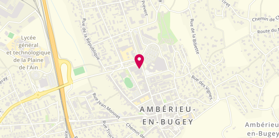 Plan de Alain Afflelou, 47 Rue Alexandre Bérard, 01500 Ambérieu-en-Bugey