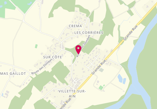 Plan de La Malle à Lunettes, 312 Route des Dombes, 01320 Villette-sur-Ain
