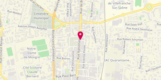 Plan de Atol, 203 Rue Nationale, 69400 Villefranche-sur-Saône