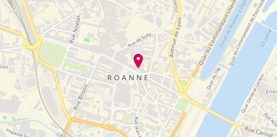 Plan de Roanne Discount Optique, 10 Rue Marechal Foch, 42300 Roanne