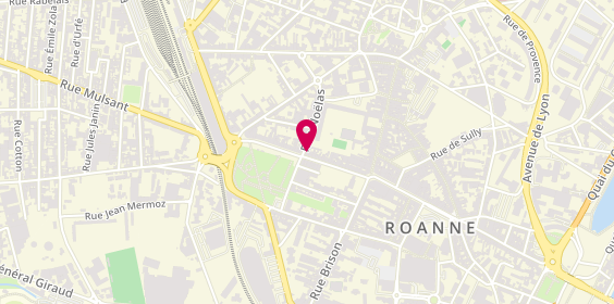 Plan de Optical Center, 32 Rue Alsace Lorraine, 42300 Roanne