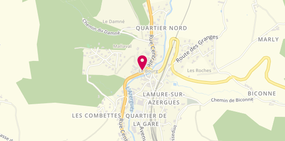 Plan de La Lunetterie, place de la Poste, 69870 Lamure-sur-Azergues