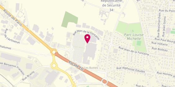 Plan de Opticiens Burtin-Krys, Centre Commercial Carrefour
Rue Jean de la Fontaine, 42300 Mably