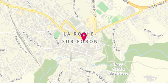 Plan de Cbxo, 21 Rue du Pdt Carnot, 74800 La Roche-sur-Foron