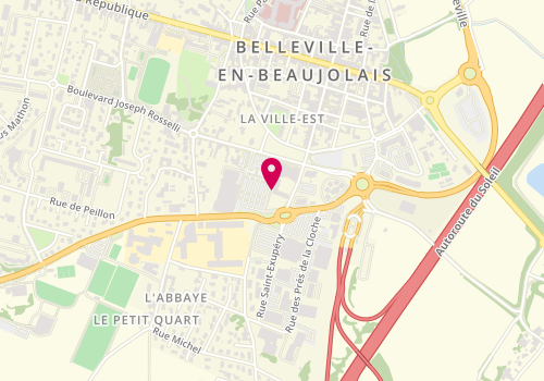 Plan de Gavoille Opticiens, All. Du Petit Prince, 69220 Belleville-en-Beaujolais