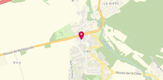 Plan de Viry Optique, 60 Rue du Marronnier, 74580 Viry