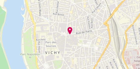 Plan de Optique Dominique Gras, 4 Rue Paris, 03200 Vichy