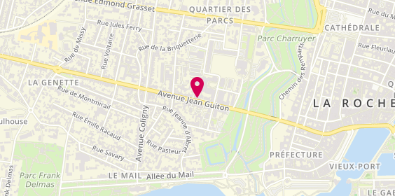 Plan de La Genette Optique, 30 avenue Jean Guiton, 17000 La Rochelle