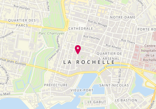 Plan de La Lunette Charentais, 7 Rue du Palais, 17000 La Rochelle