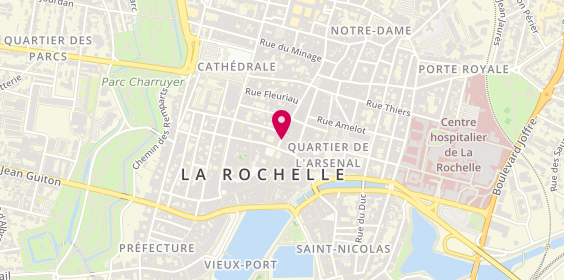 Plan de Optique Delage, 8 Rue Saint-Yon, 17000 La Rochelle