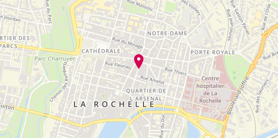 Plan de La Rochelle Optique Kids, 58 Rue des Merciers, 17000 La Rochelle