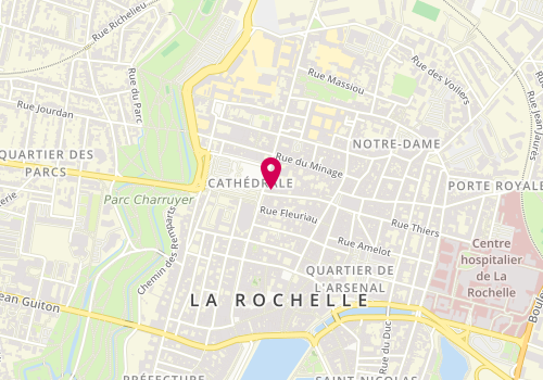 Plan de Opticiens Krys, 36 Rue Gargoulleau, 17000 La Rochelle