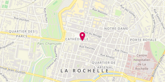 Plan de Opticiens Krys, 36 Rue Gargoulleau, 17000 La Rochelle